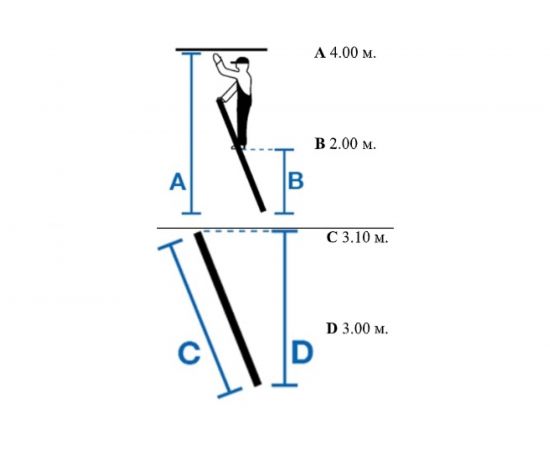 Приставная лестница с траверсой Krause CORDA 1х11 030184 – изображение 2