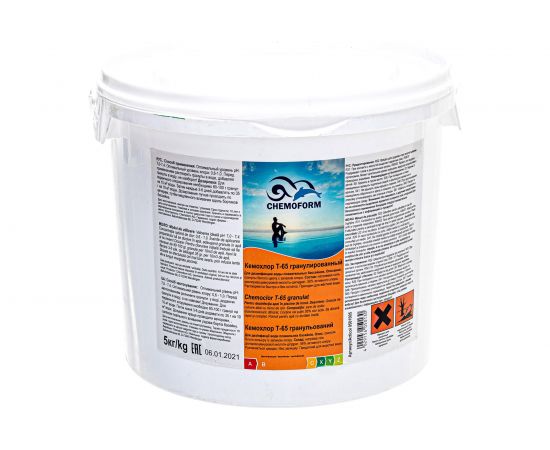 Гранулированный кемохлор Т-65 CHEMOFORM 5 кг 501005 – изображение 2