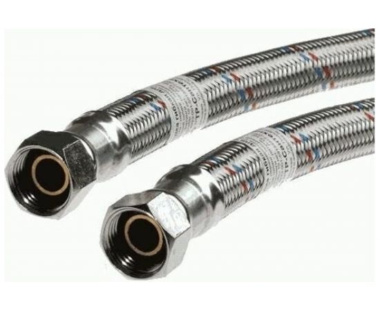 Подводка для воды TР-сантехника Гигант, нержавеющая сталь, 200 см, в/в 3/4 26451 – изображение 2