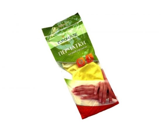 Латексные перчатки EUROHOUSE размер L 3696 – изображение 2