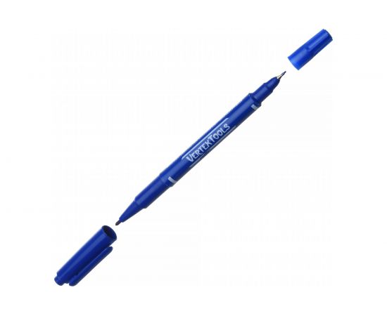 Строительный маркер vertextools синий, двухсторонний 3110-03 – изображение 3