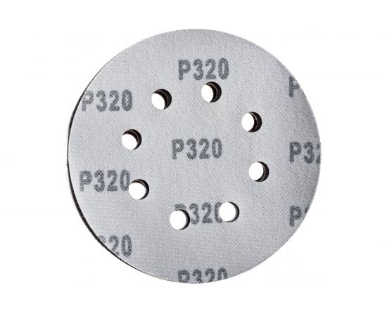 Круг абразивный шлифовальный (5 шт; 125 мм; P 320; 8 отв) КЕДР 54682 – изображение 3