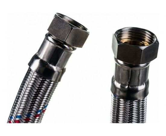 Подводка для воды TР-сантехника Гигант, нержавеющая сталь, 200 см, в/в 3/4 26451 – изображение 3