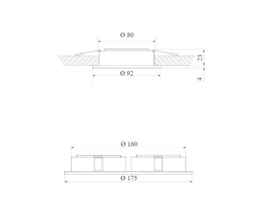 Встраиваемый светильник Elektrostandard 10912 MR16 белый a047722 – изображение 4