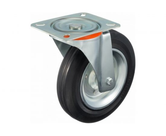 Колесо с вращающейся опорой и пластиной крепления (280 мм; 390 кг) Tellure rota 534909 – изображение 4