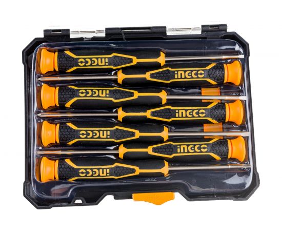 Набор отвёрток для точных работ INGCO 7 шт INDUSTRIAL HKSD0718 – изображение 4