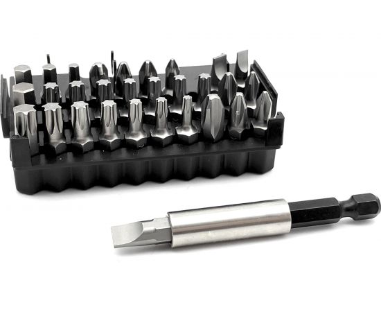 Набор бит с держателем бит (30 шт; SL/PH/PZ/Hex/Tx) Felo 02013116 – изображение 4