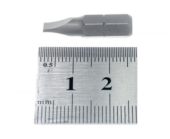 Бита 1/4"", Slotted, 5,5х0,8 мм, 25 мм KING TONY 102555S2 – изображение 4