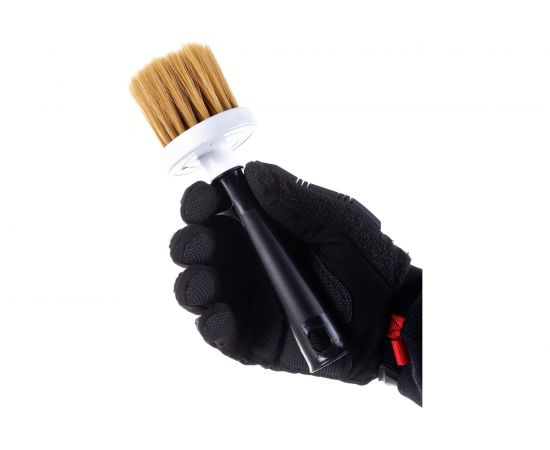 Маховая кисть DECOR d 65 мм, смешанная светлая щетина, пластиковая ручка 612-065 – изображение 5