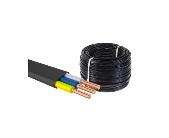 Кабель Промэл твердый плоский негорючий ВВГп-нг 3*1,5 ГОСТ 10М 4630017892242 – изображение 5