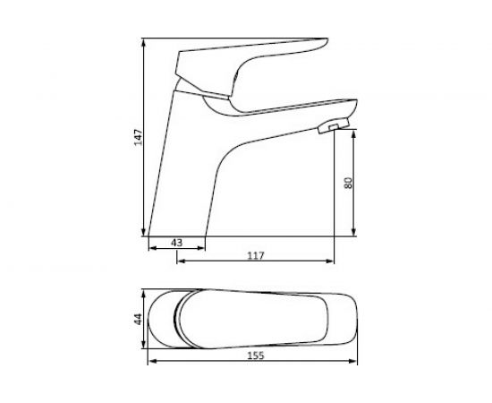 Смеситель для умывальника RedBlu by Damixa Origin Bit 770210000 – изображение 5