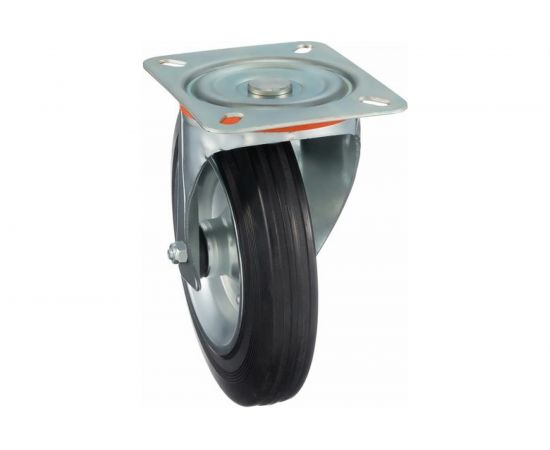 Колесо с вращающейся опорой и пластиной крепления (280 мм; 390 кг) Tellure rota 534909 – изображение 5