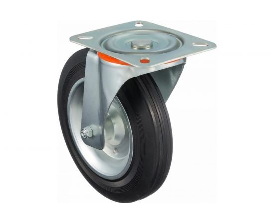 Колесо с вращающейся опорой и пластиной крепления (280 мм; 390 кг) Tellure rota 534909 – изображение 6