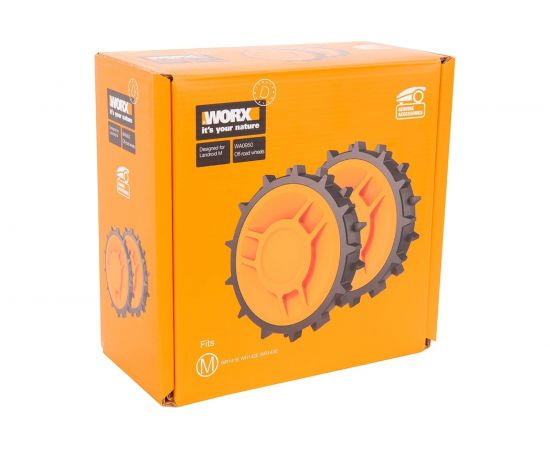 Комплект колес повышенной проходимости 2 шт для Landroid WORX WA0950 – изображение 6