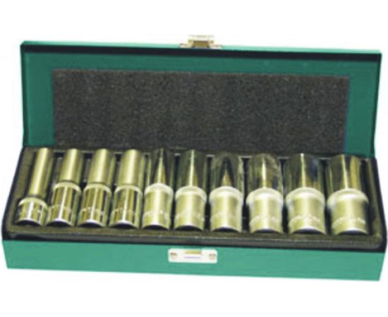 Комплект глубоких торцевых головок 1/2"DR 10-24 мм Jonnesway S04HD411S 