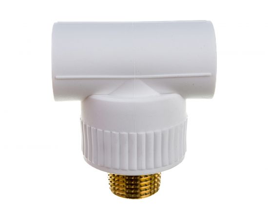 Комбинированный тройник Blue Ocean полипропиленовый, резьбовой НР - 20х1/2 PPRF/ETT(W)-20х1/2"" 