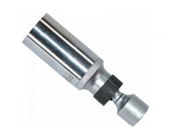 Головка свечная, магнитная с шаровым карданом, 12 гранная, 3/8"", 16 мм FORCE 807316BM 