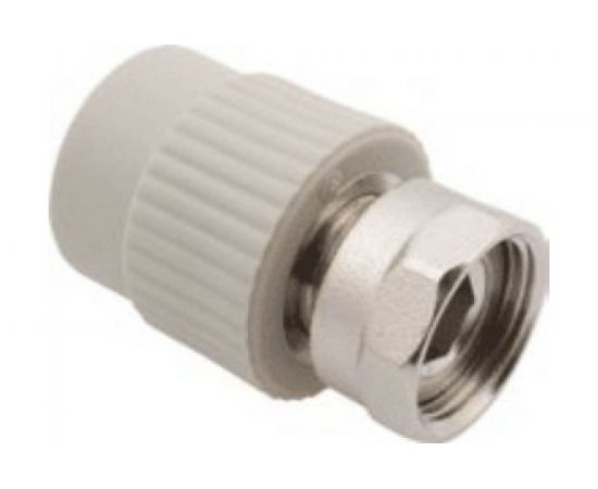 Переходник FV-PLAST с металл. резьбой внутренней с накидной гайкой 25x3/4 100 10 223024 