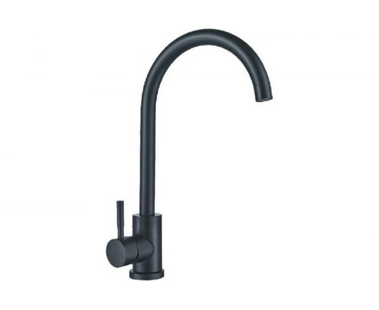 Смеситель для кухни OUTE цвет черный матовый, однорычажное управление T40313BK-1 