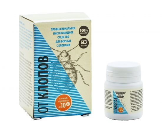 Средство от клопов ООО Комус порошок, 5 г ОКП5К 797567 
