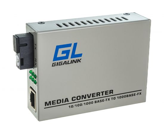 Конвертер Gigalink UTP, 100/1000Мбит/c GL-MC-UTPF-SC1G-18SM-1310-N 