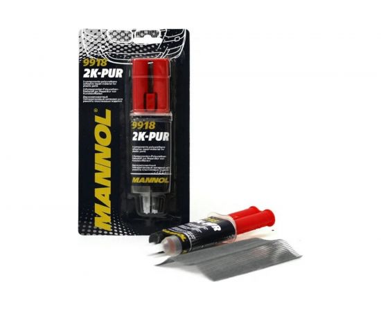Полиуретановый состав для ремонта пластиковых изделий MANNOL 2К-PUR 24 мл 2407 