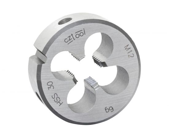 Плашка HSS М 12 шаг 1,75 мм. D38 мм Bucovice Tools 240120 