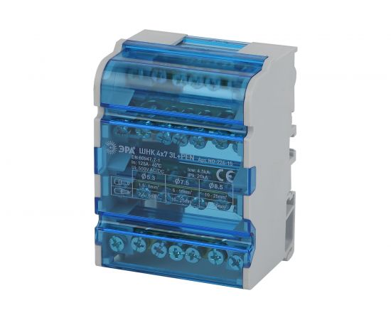 Шины на DIN-рейку в корпусе ЭРА NO22415 ШНК 4х7 3L+PEN Б0043933 