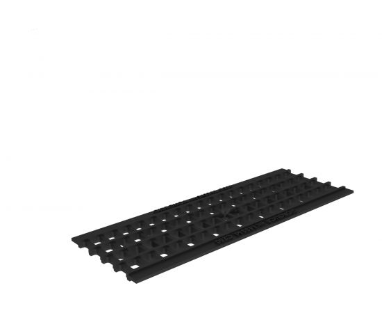 Водоприемная решетка Gidrolica DN 150, 500х186х23 мм, ячеистая, чугунная ВЧ, класс С250 517 