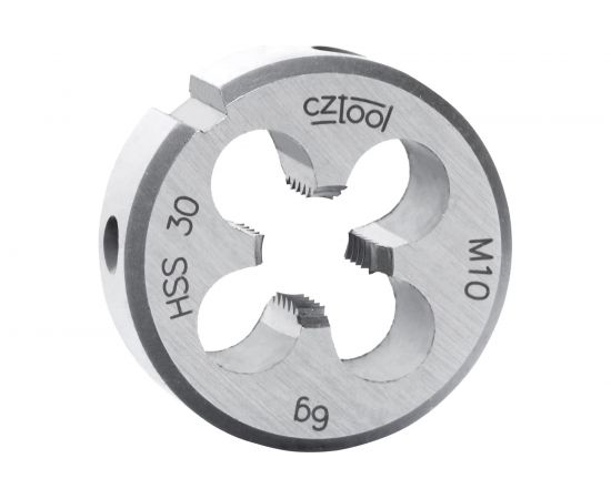 Плашка HSS М 10 шаг 1,5 мм D30 мм Bucovice Tools 240100 