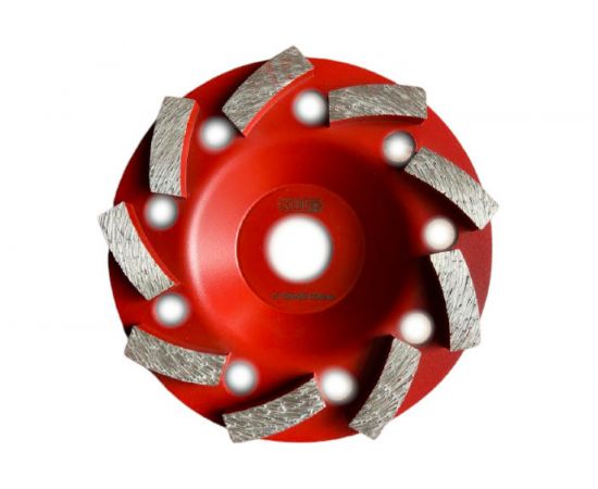 Чашка алмазная шлифовальная сегментированная БА-125-ТУРБО для черновой обработки Спец СПЕЦ-0950003 