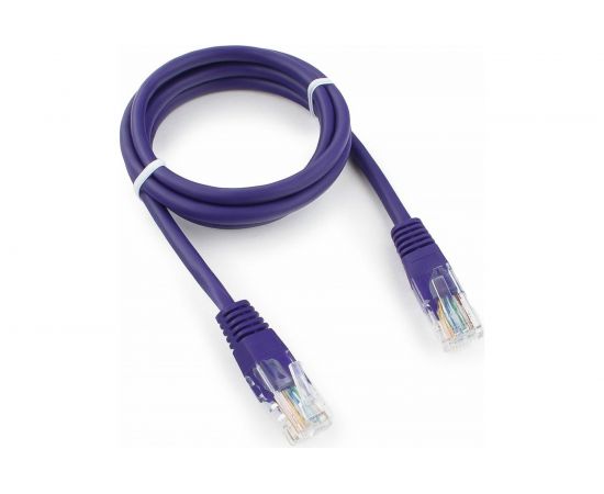 Патч-корд Cablexpert UTP PP12-1M/V кат.5e, 1м, литой, многожильный фиолетовый PP12-1M/V 