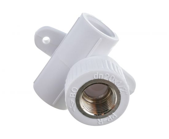 Комбинированный водорозетка - тройник с настенным креплением Blue Ocean 20х1/2 вн PPRF/ITTTC(W)-20х1/2" – изображение 2