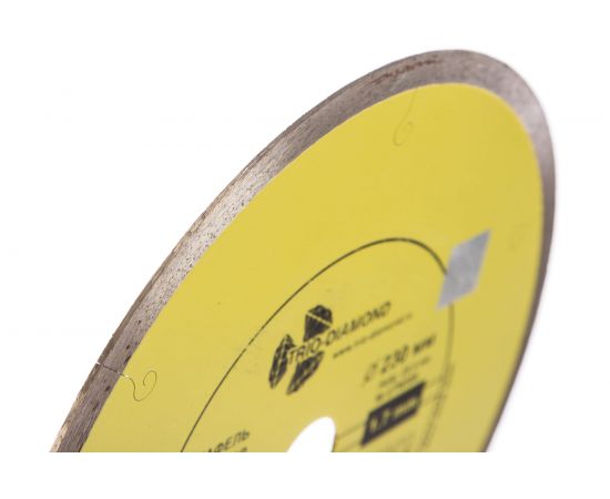 Диск алмазный отрезной Сплошной Ультратонкий Ultra Thin hot press (230х25.4 мм) TRIO-DIAMOND UTW506 – изображение 2