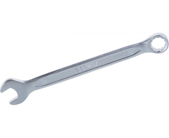 Комбинированный ключ 11мм Chrome vanadium на держателе ЭВРИКА ER-53111 – изображение 2