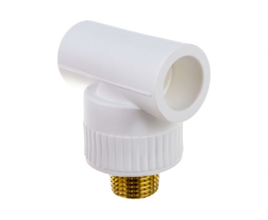 Комбинированный тройник Blue Ocean полипропиленовый, резьбовой НР - 20х1/2 PPRF/ETT(W)-20х1/2"" – изображение 2