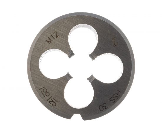 Плашка HSS М 12 шаг 1,75 мм. D38 мм Bucovice Tools 240120 – изображение 2