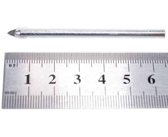 Сверло по стеклу (5 мм) ПРАКТИКА 038-456 – изображение 3