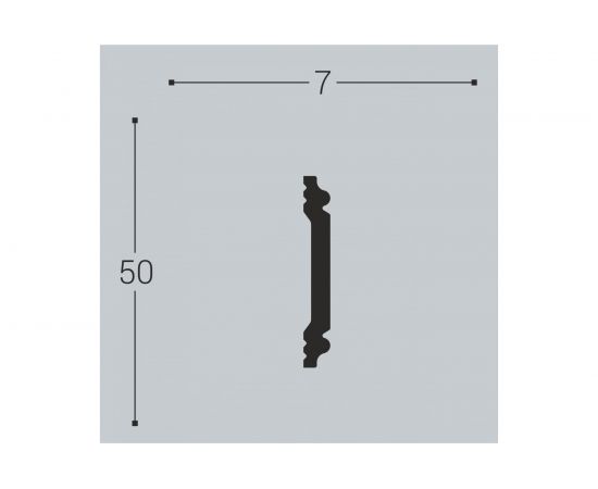 Молдинг bello deco XPS М 5 50x7 мм 00-00004625 – изображение 3