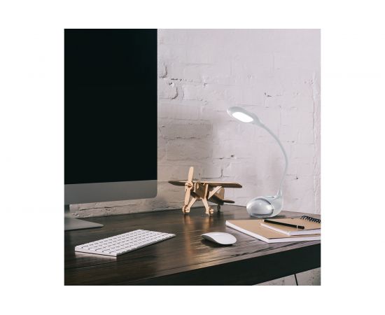 Настольный светодиодный диммируемый светильник FERON DE1730, белый, 7W, 300Lm, 6000-6500K 41553 – изображение 3