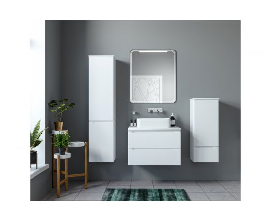 Тумба для ванной MIXLINE ""ВИКТОРИЯ-70"" Софт белый, под умывальник Джой-46Триумф-56/Ringo-53 ПВХ 547202 – изображение 3