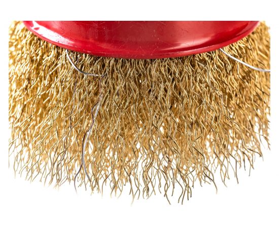 Щетка чашка (75 мм; М14) для УШМ КЕДР 147-0075 208042 – изображение 4