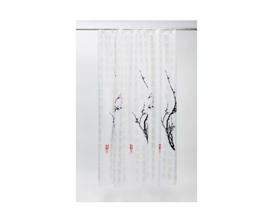 Штора для ванной комнаты IDDIS 200*200 см, полиэстер, cherry tree SCID100P – изображение 4