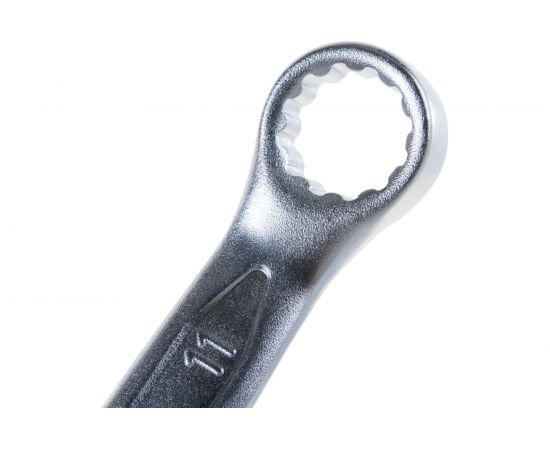 Комбинированный ключ 11мм Chrome vanadium на держателе ЭВРИКА ER-53111 – изображение 4