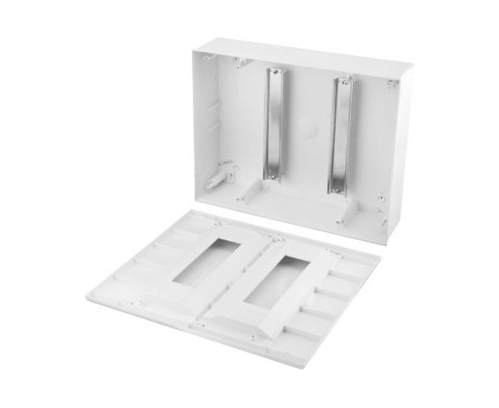 Распределительный навесной щит KRANZ на 24 модуля ЩРН-П-24 IP41 пластик белый KR-11-0325 – изображение 5