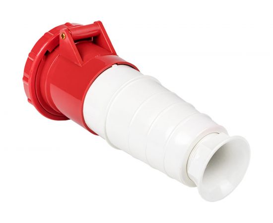 Кабельная розетка EKF 63А 3Р+Е IP44 перен 380В 234 ЭКФ ps-234-63-380 – изображение 5