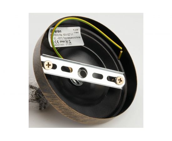 Садово-парковый светильник FERON PL635 на цепочке 60W 230V E27, черное золото 11643 – изображение 5