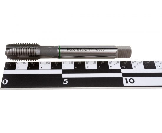 Машинный метчик Ruko М 16 Шаг 2.0 мм HSSE-Co5 232160E – изображение 5