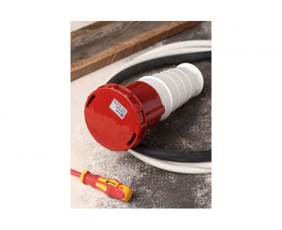 Кабельная розетка EKF 63А 3Р+Е IP44 перен 380В 234 ЭКФ ps-234-63-380 – изображение 8