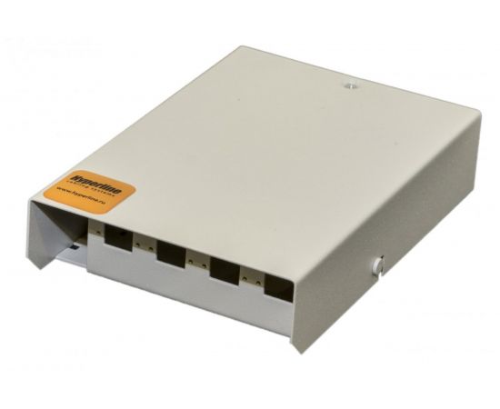 Универсальный настенный оптический бокс Hyperline, FO-WBY-4UN-MK, на 4 порта SC, duplex LC 375910 